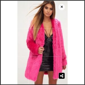 Fuchsia Faux Fur